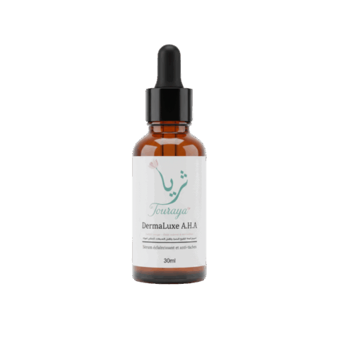 DermaLuxe A.H.A Sérum visage anti taches, éclaircissant AHA acide de fruits Touraya natural cosmetics