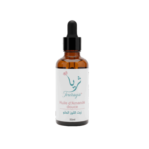 Huile d’amande douce 100% pure & naturelle, soin hydratant visage, corps & cheveux touraya natural cosmetics
