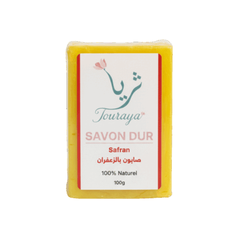Savon dur safran naturel touraya natural cosmetics