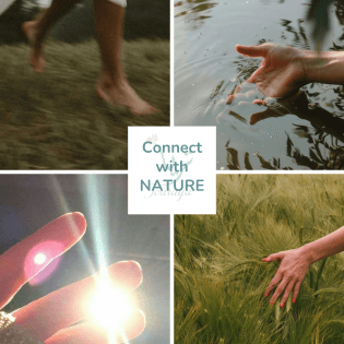 Connect to nature, energy feminin