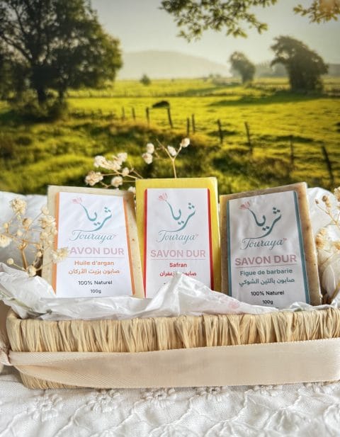Coffret de savons artisanaux marocains