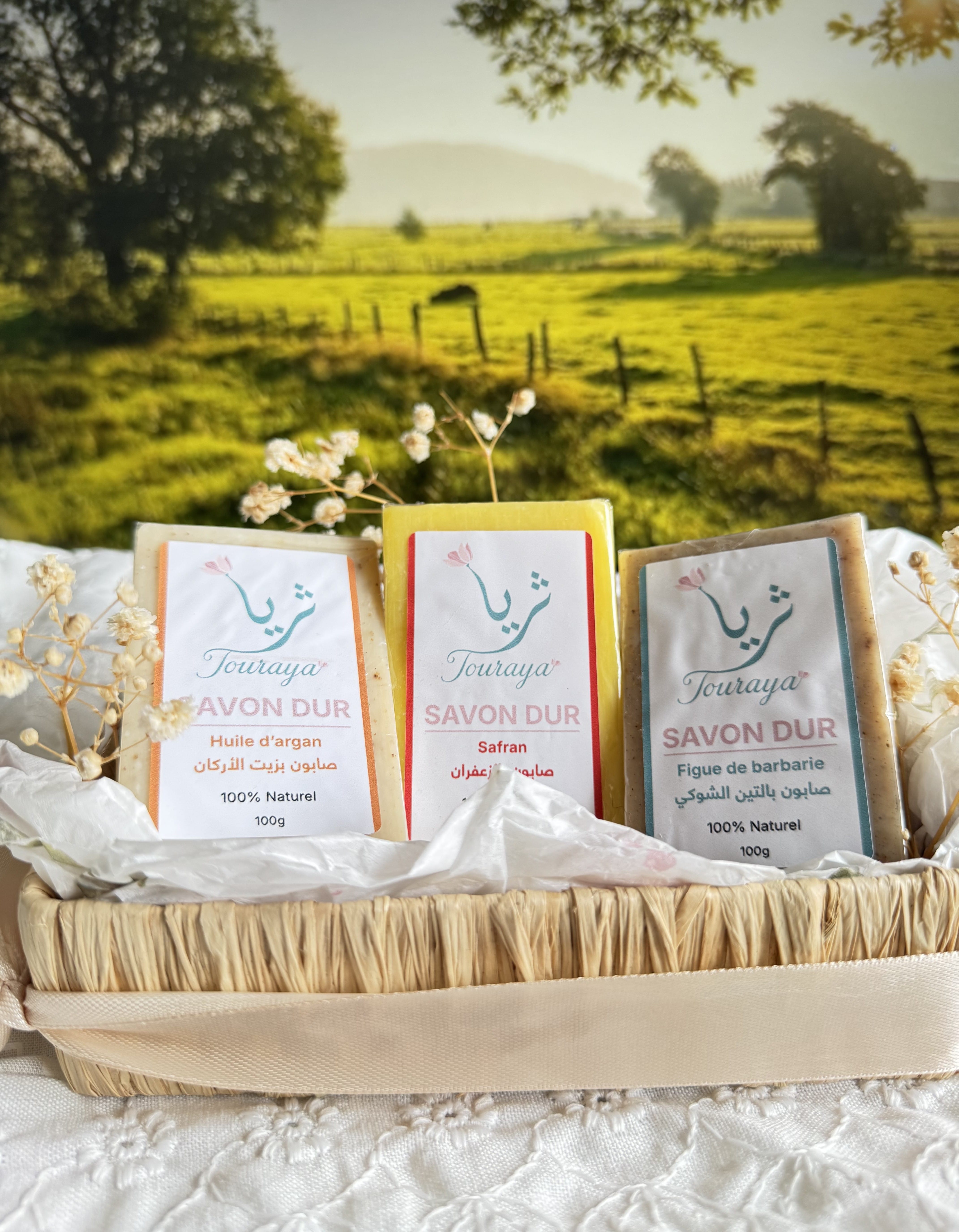 Coffret de savons artisanaux marocains